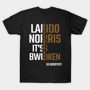 Lando Norris - GG BOYS!!! Formula 1 T-Shirt